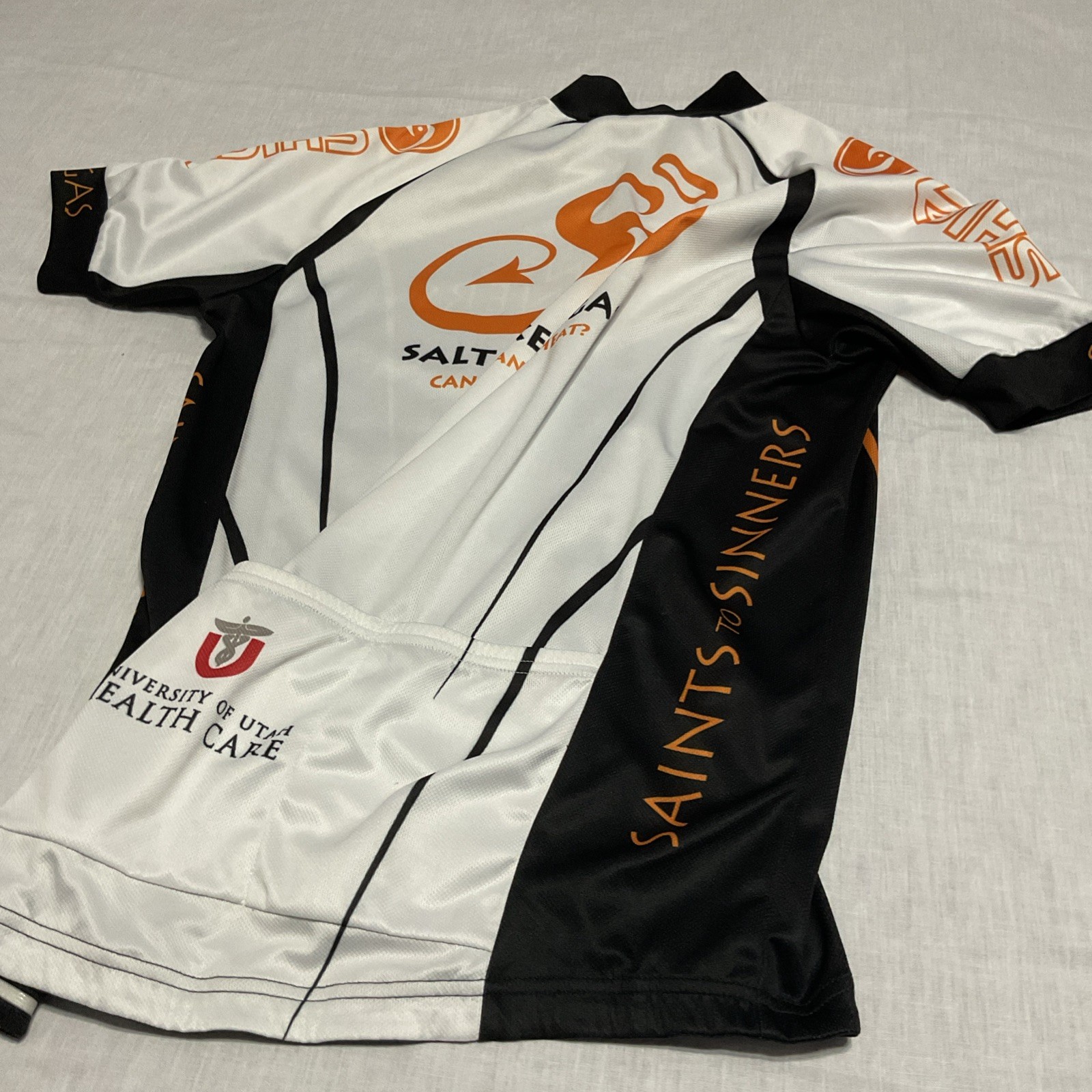 Cycling Bicycle Jersey size Large “Saints to Sinners” Salt Lake to Vegas