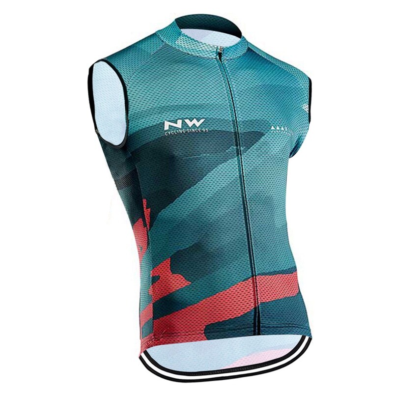 Summer Breathable Cycling Jersey Vest Mens Bike Sleeveless Shirt Bicycle Jerseys