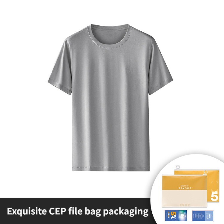 Men’s Summer Short Sleeve Antibacterial Loose Casual Outdoor Breathable T-Shirt