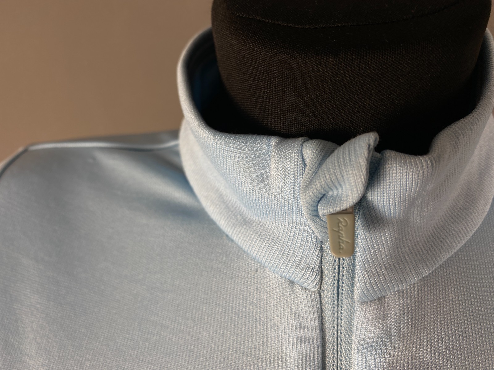 Rapha Women’s Classic Jersey II Sky Blue Merino Wool Cycling Top Full Zip Size S