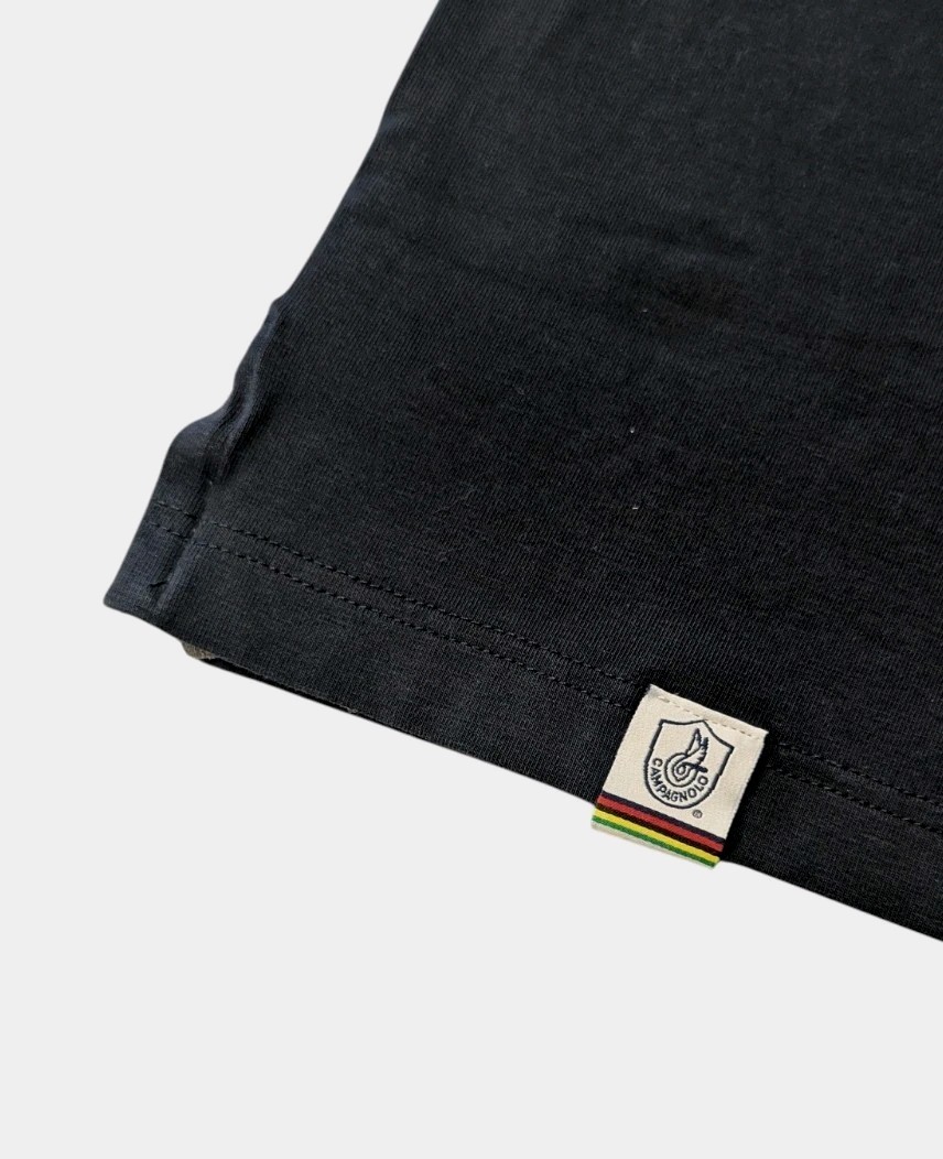 Campagnolo polo shirt, by Campy, navy blue, Made in Italy embroidered patch Sz L