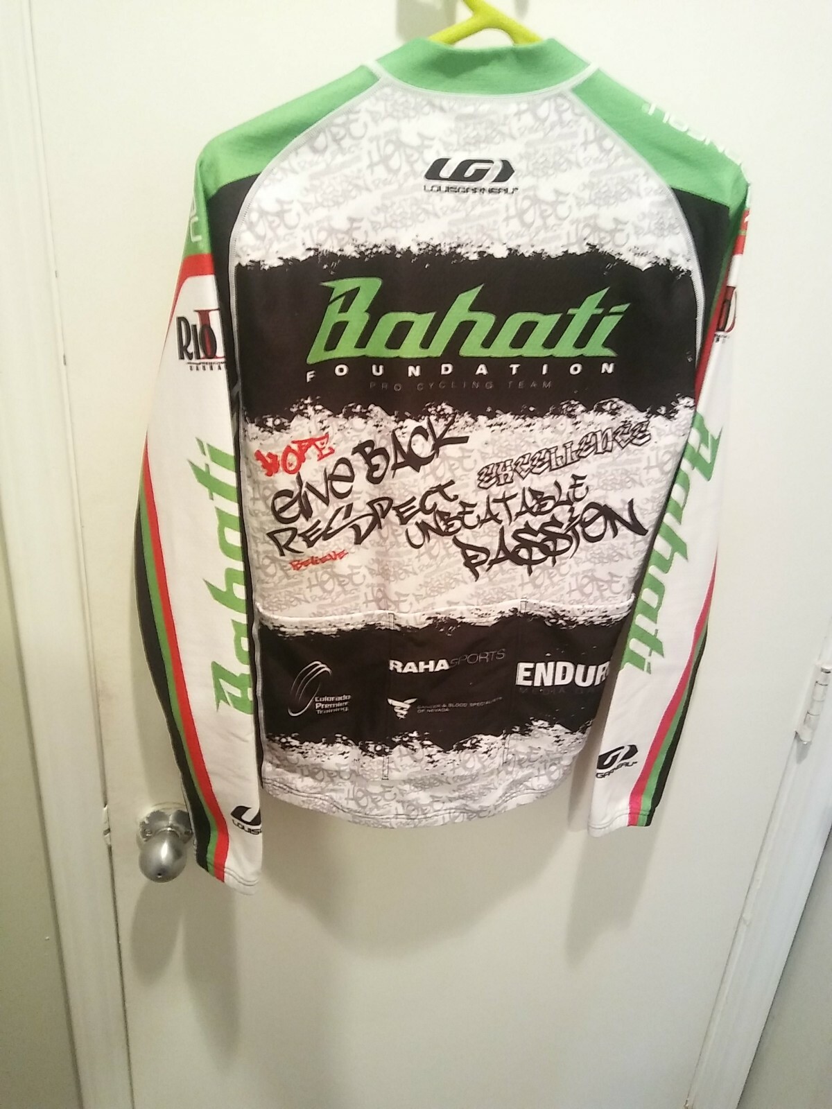 Louis Garneau Cycling Zip Sweatshirt Jacket Back Pockets Mens Small/Womens Large