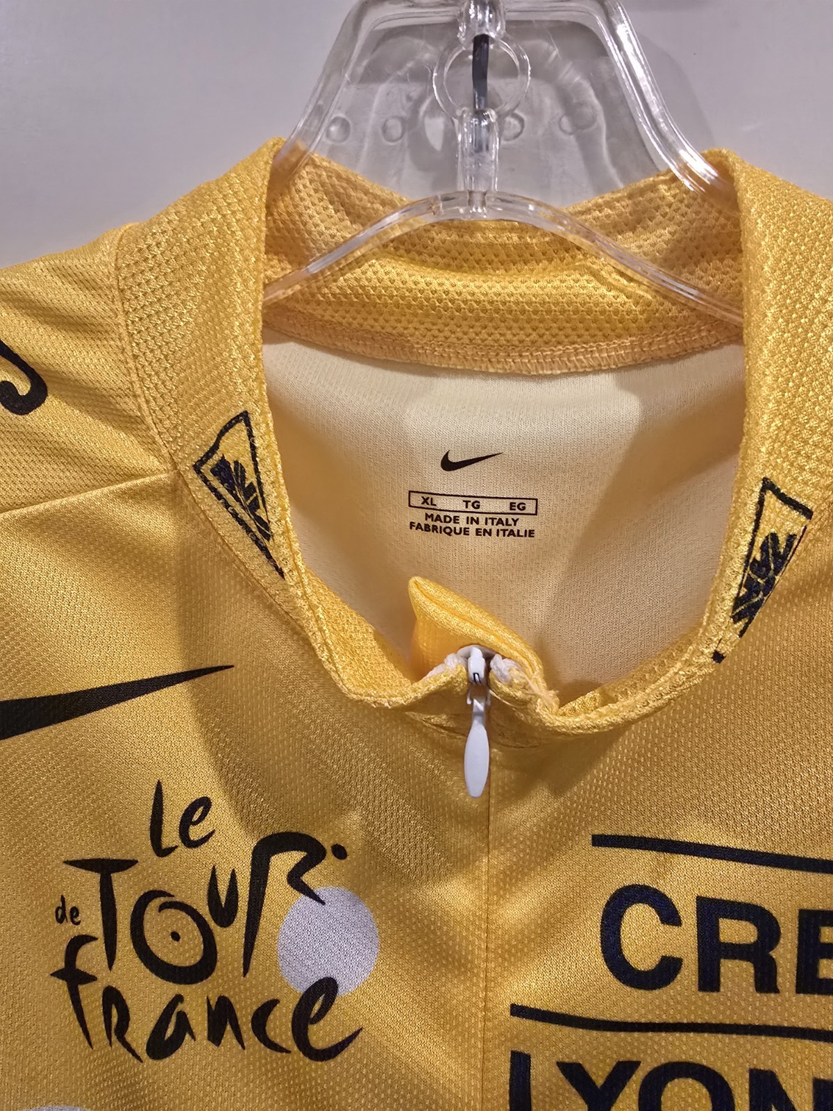 Nike Tour de France 2004 USPS Yellow Podium Jersey XL Limited Edition Cycling