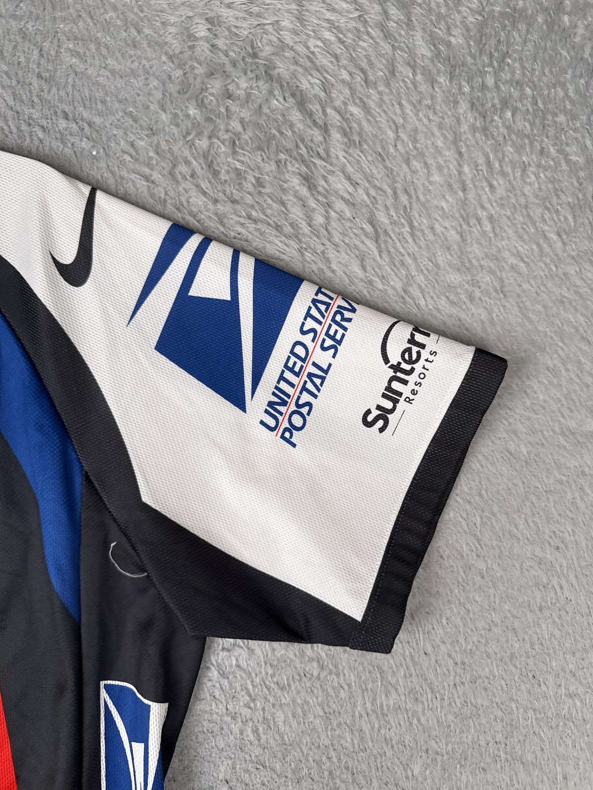 Nike Cycling Jersey Mens Extra Large USPS Trek Team 1/4 Zip Pockets Road Bike