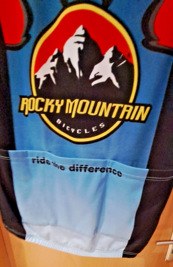 Vintage Road Bike Jersey – Cycling Jersey ROCKY MOUNTAIN – Size M / 4 – MICHELIN-MAGURA-ROHLOF