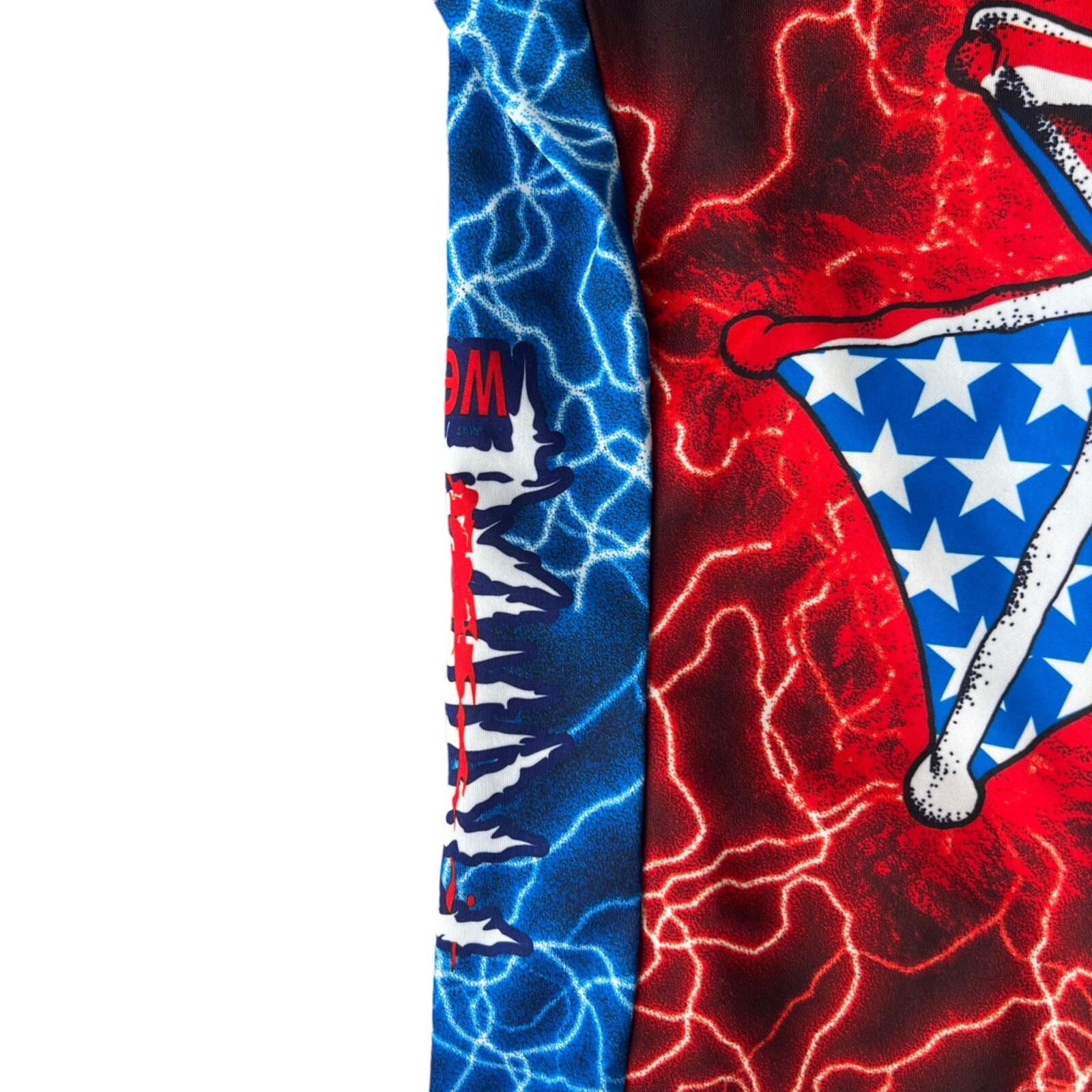Primal Wear American Flyer “Frog” Cycling Jersey Blue / Red / White Men’s Large