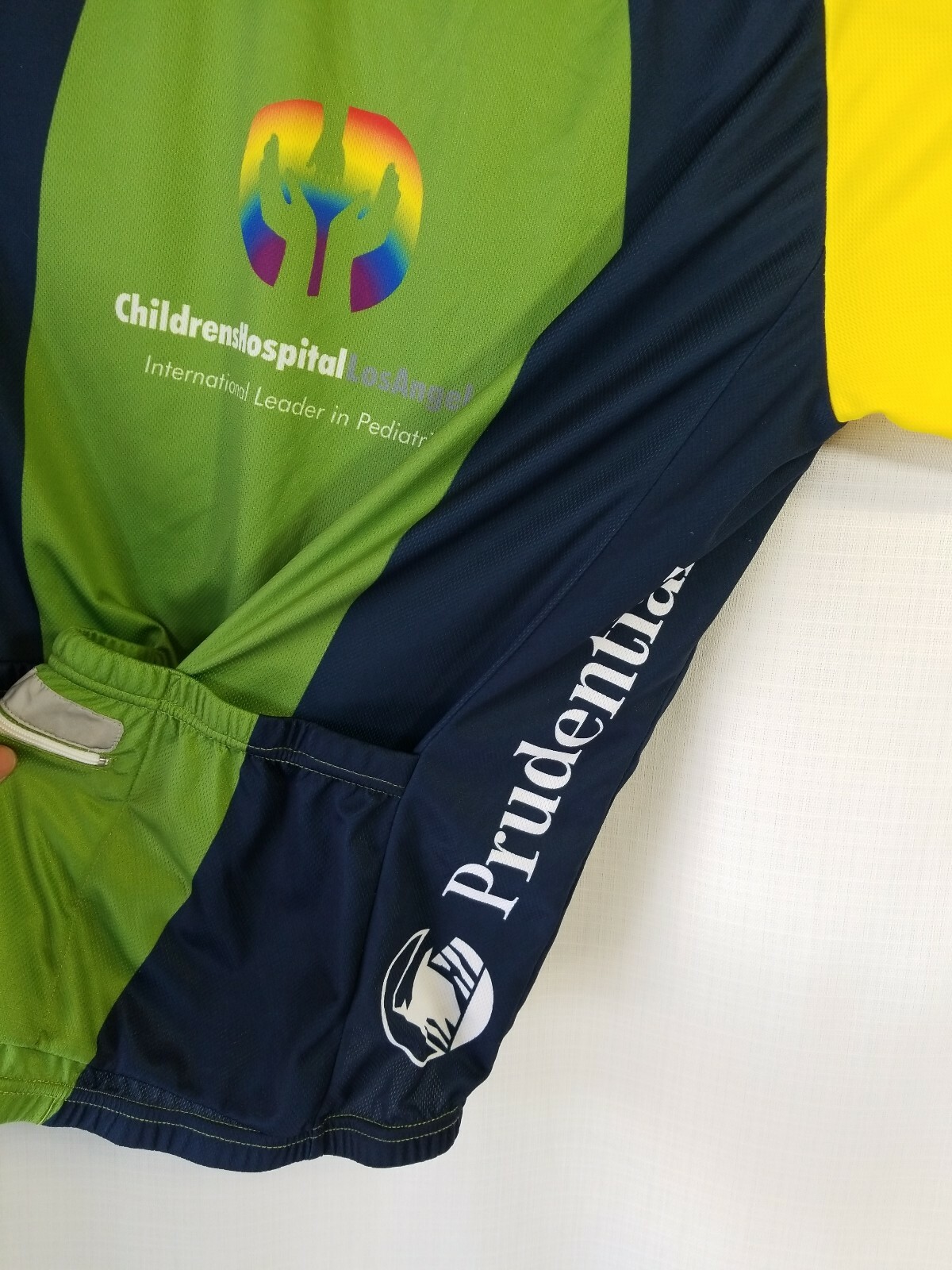 Cycling Bike Jersey, Generic, Size XL, Green and Black, SS, Children’s Hospital
