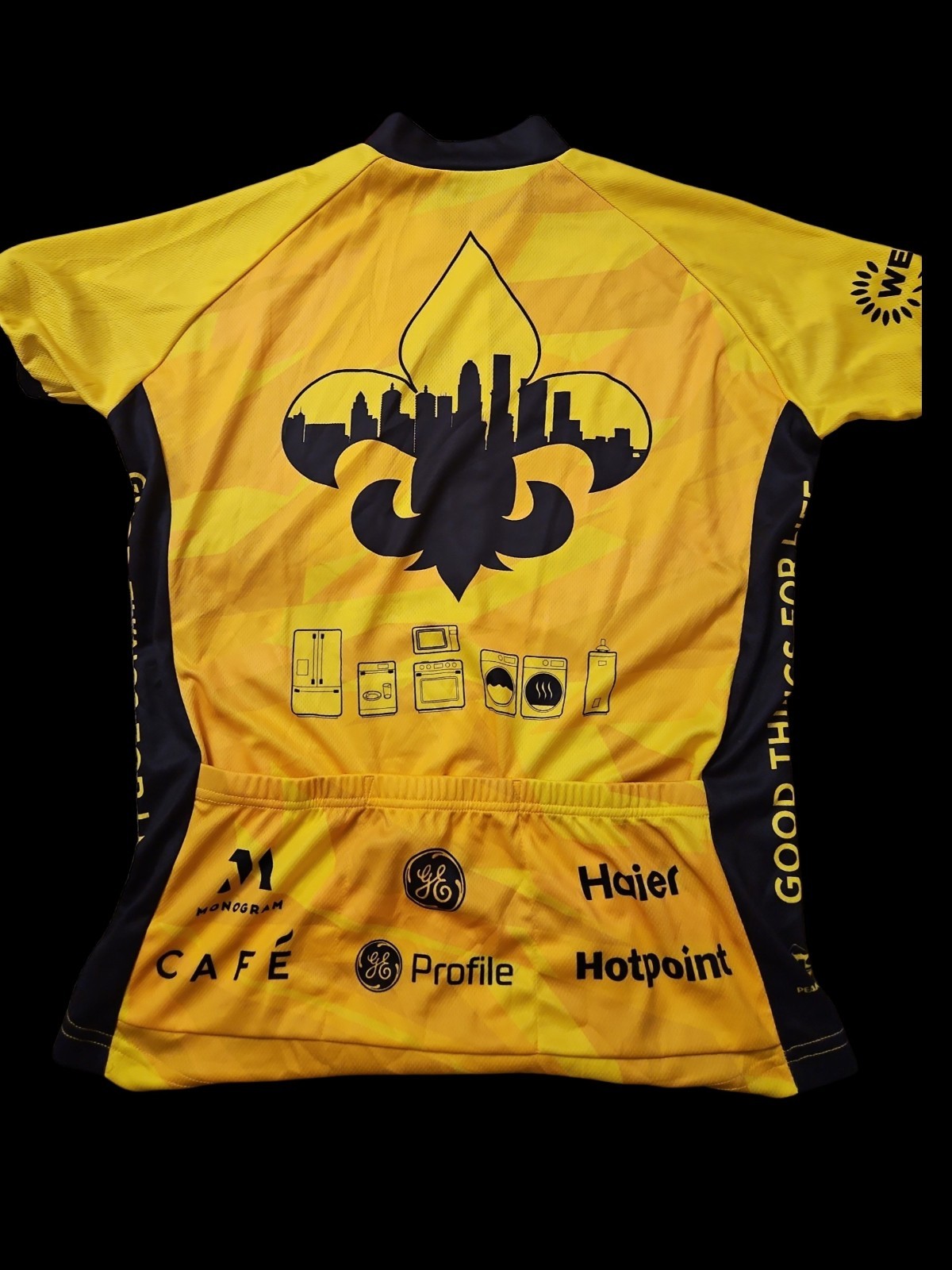 New w/Tags Women’s Cycling Jersey Peak 1 Sports GE Appliance And Other Graphics