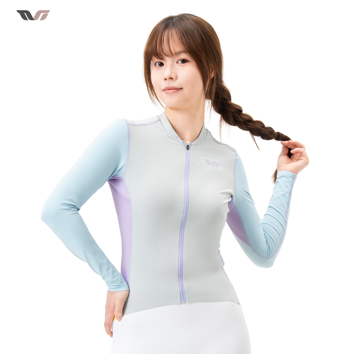 ROCKBROS TVI Women’s Cycling Jersey Cotton-Feel Long-Sleeve Bicycle Shirts Tops