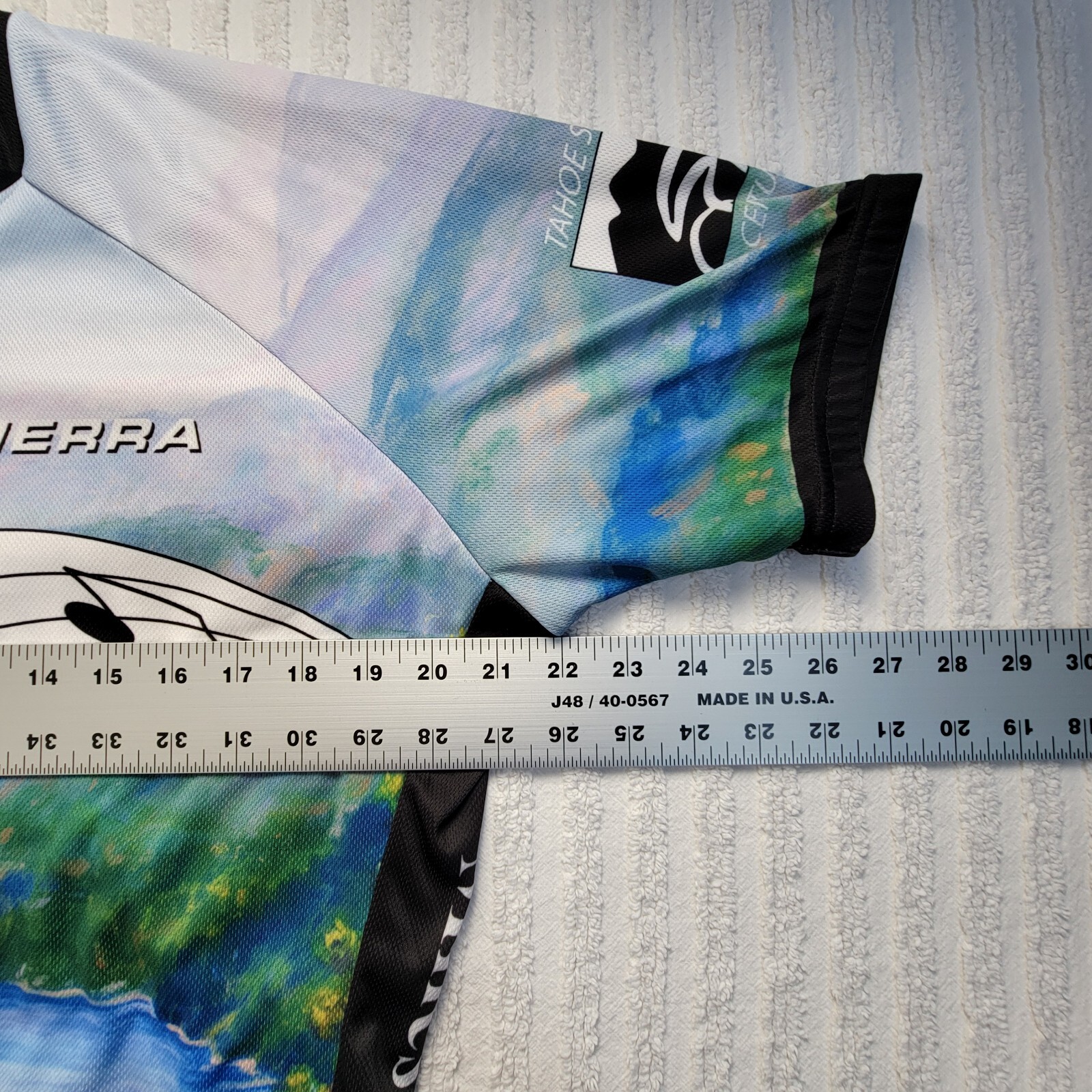 Peak 1 Sports Unisex Sz X-Large Tahoe Sierra Century Full Zip Cycling Jersey