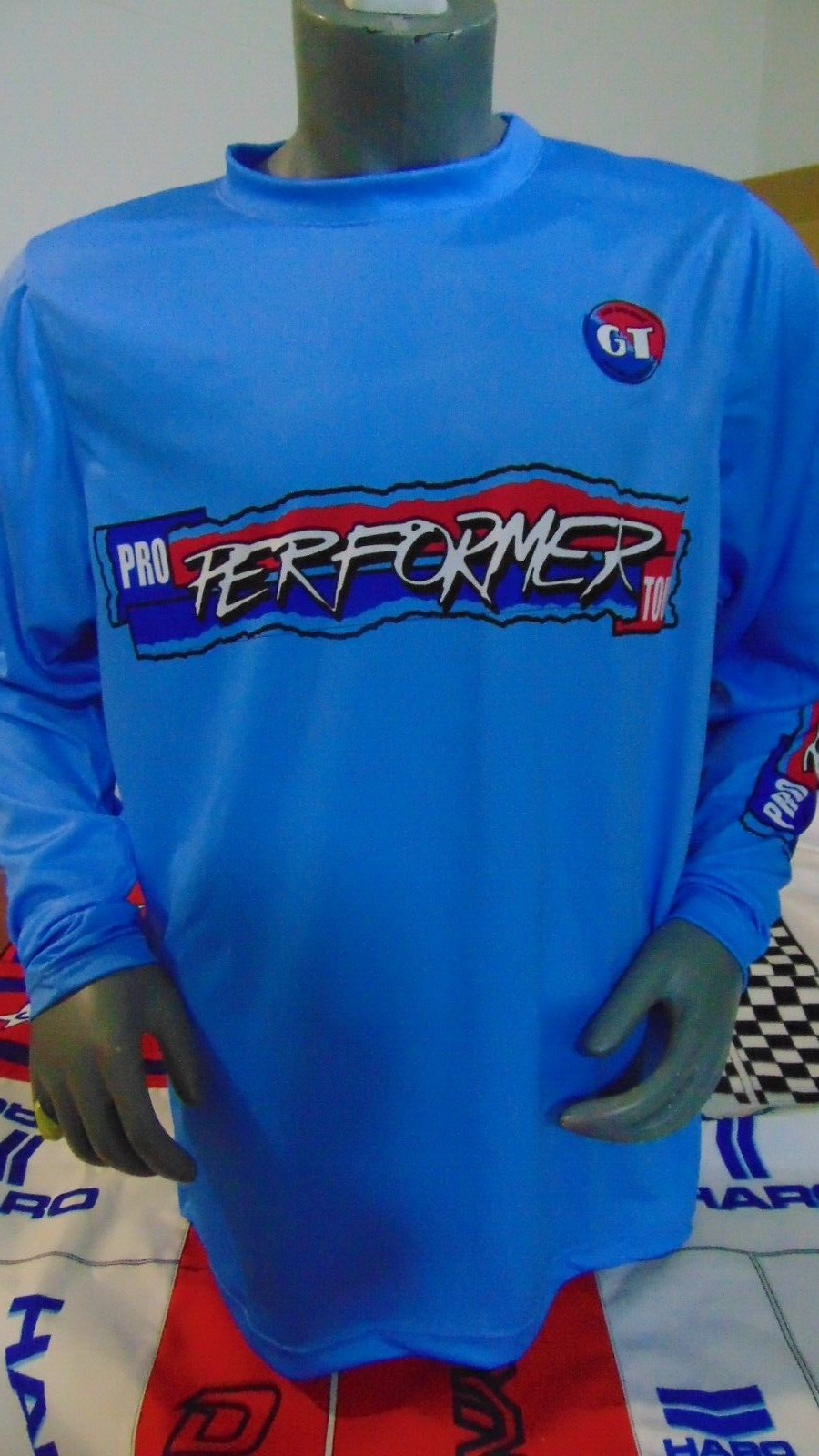 GT PRO PERFORMER BIKE JERSEY CLASSIC BMX JERSEY BIKE SHIRT BMX VINTAGE XL BLUE