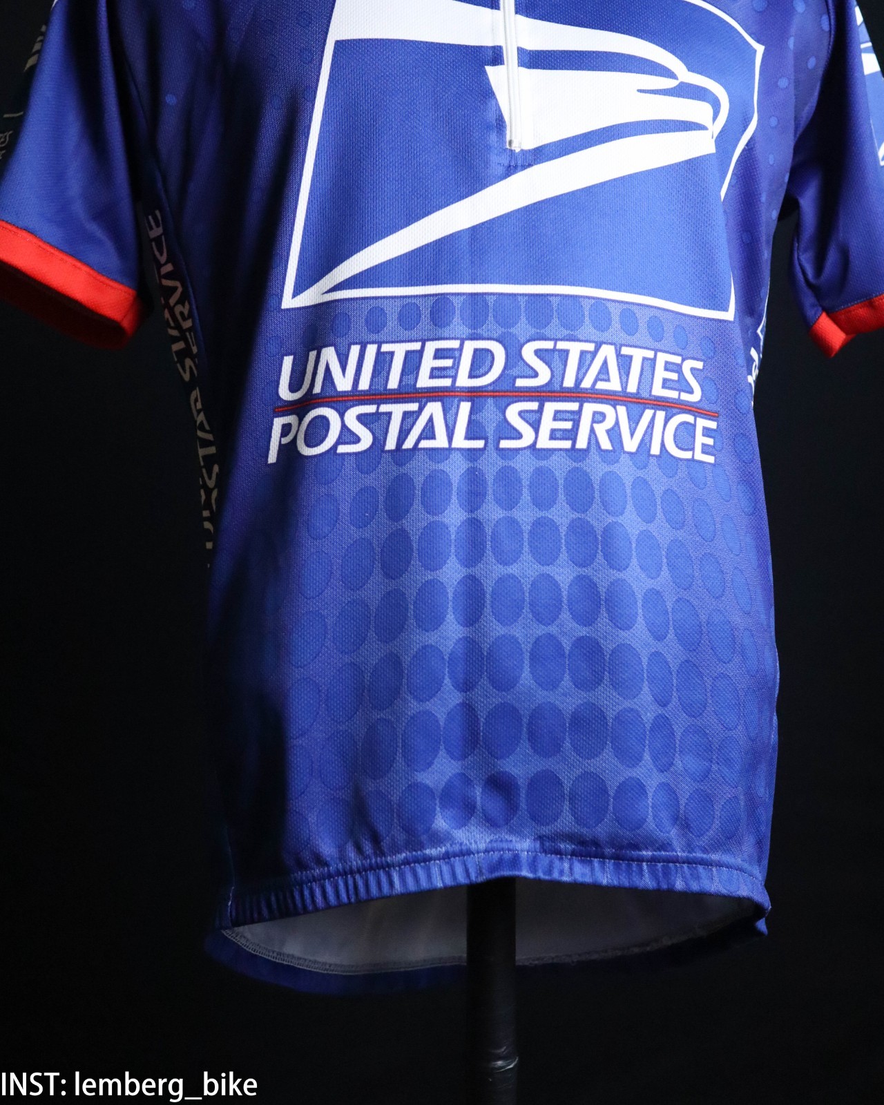 Nike USPS United States Postal Service Trek cycling jersey (M) #414