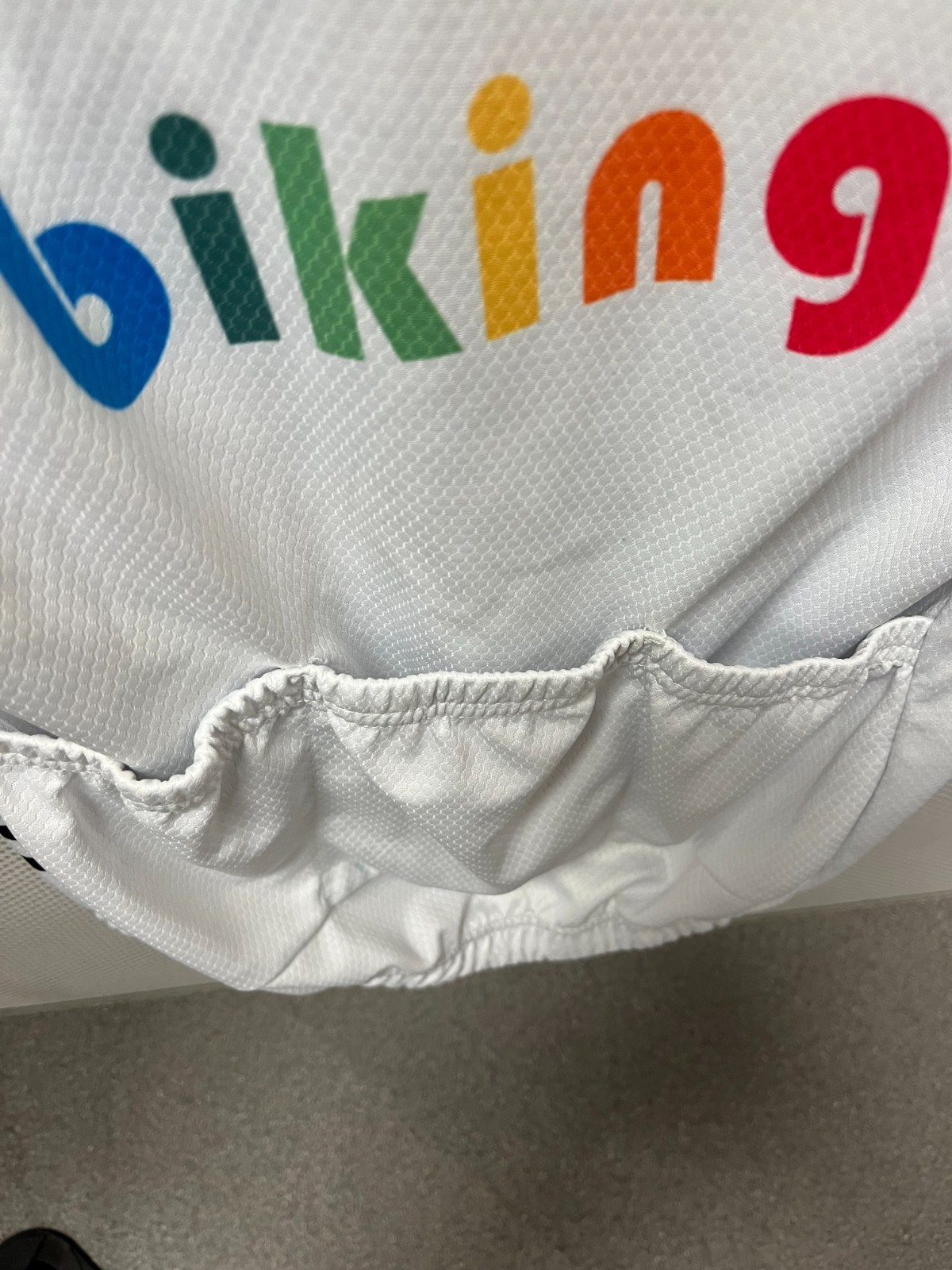 Happy Biking Colorful Emoji Men’s Cycling Jersey, 3 pockets