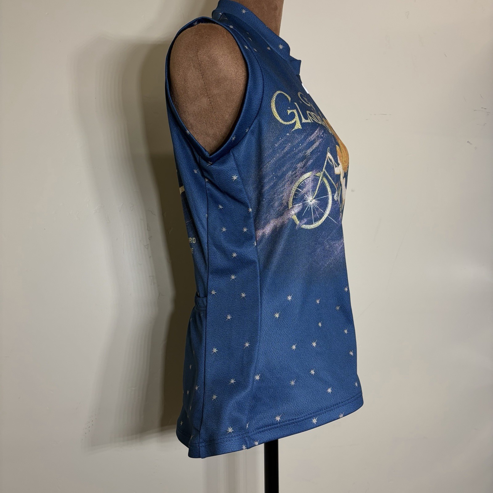 REI Women’s Gladiator Biking Jersey Blue, Large, Excellent Condition!