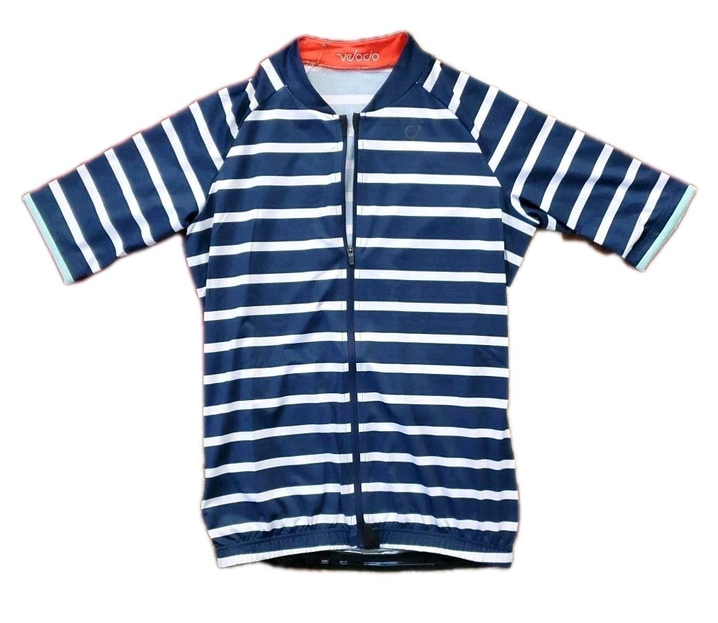 Velocio Breton SE Jersey Men’s Small Full Zipper Front Zipper Pocket In Back New