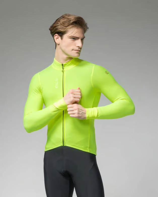 ALE PRAGMA FONDO 3.0 LONG SLEEVE CYCLING JERSEY – WINTER THERMAL –SILICONE WAIST