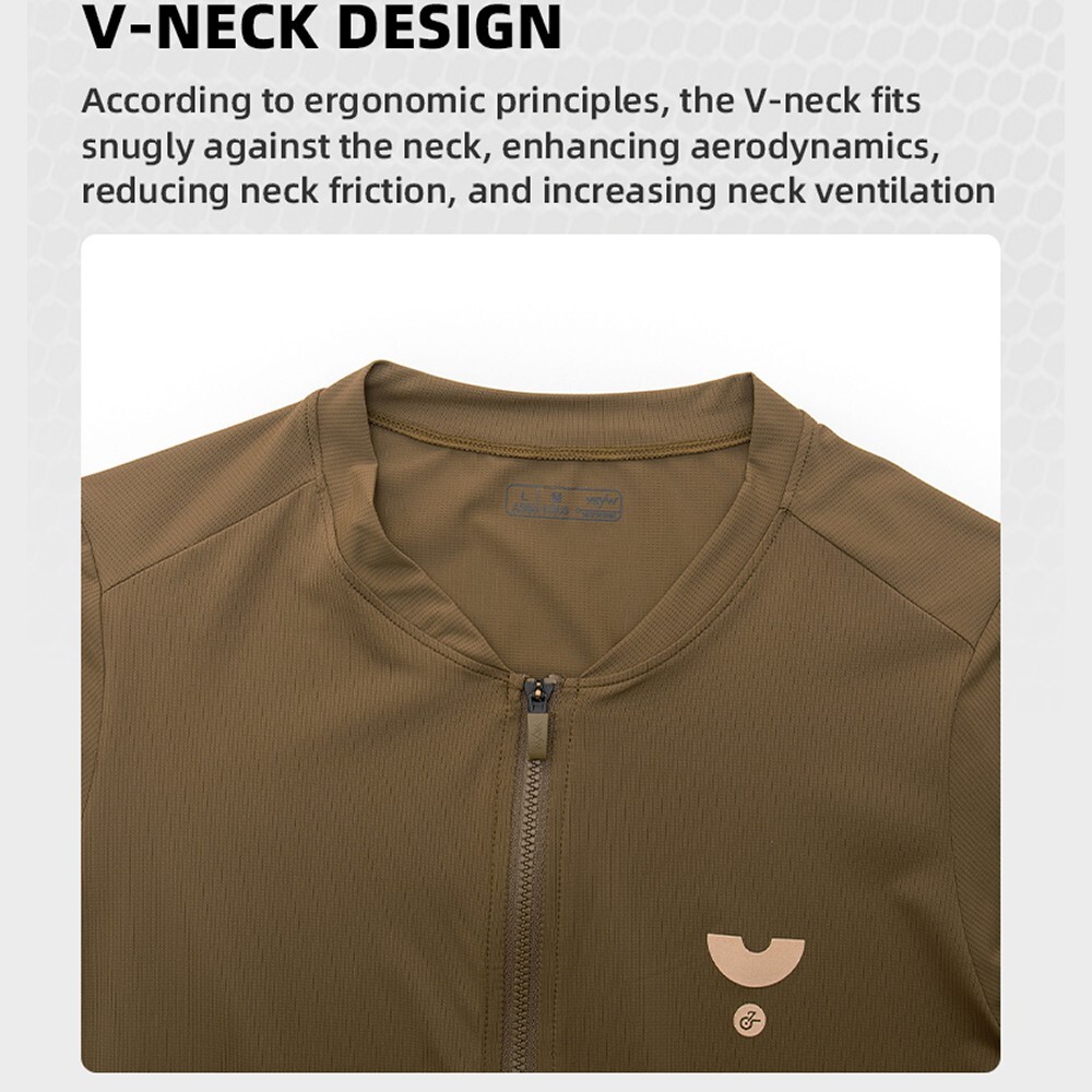 YKYWBIKE Men Pro Cycling Jersey Long Sleeve Breathable Shirt Summer Tops SPF50+