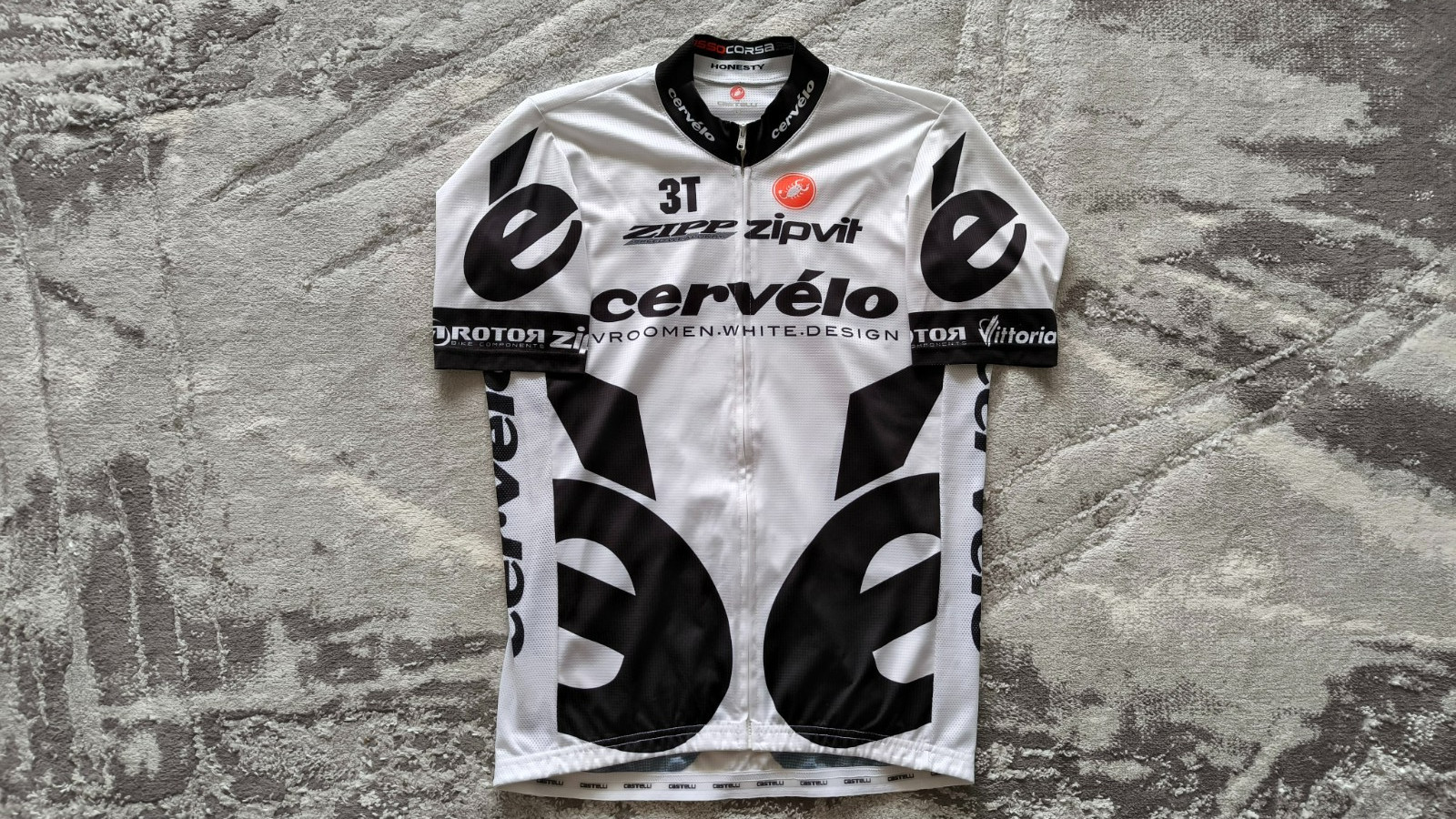 Castelli Cervélo Test Team Full Zip Men’s Cycling Jersey Size: L