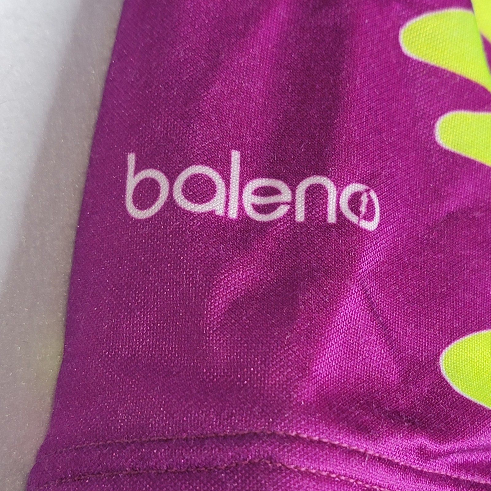 Vintage Baleno Cycling Jersey Women L Purple 90s Retro Bike Shirt 1/4 Zip USA