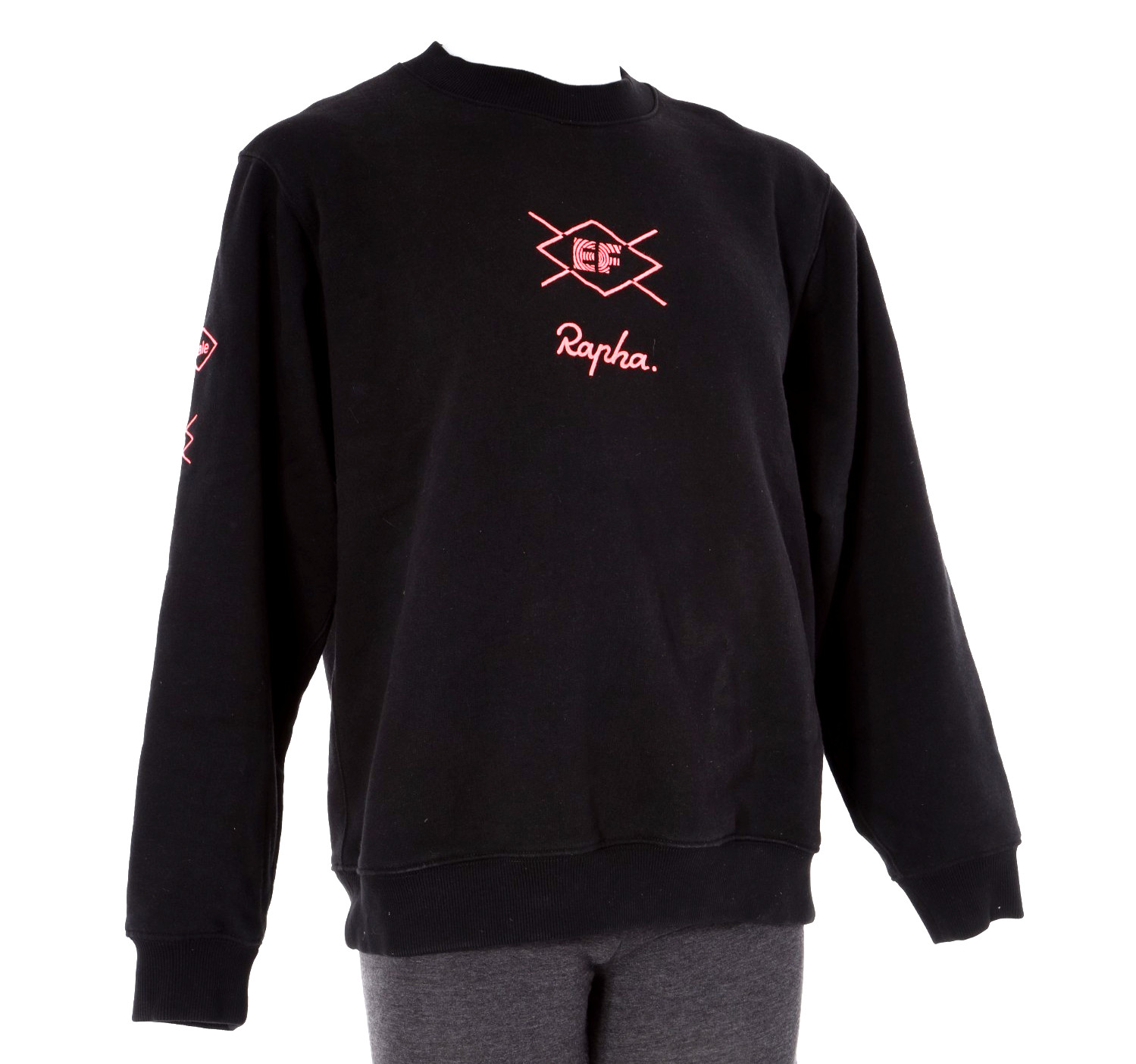 Rapha EF Education-EasyPost Pro Cycling Sweatshirt Men XS Black Road Bike