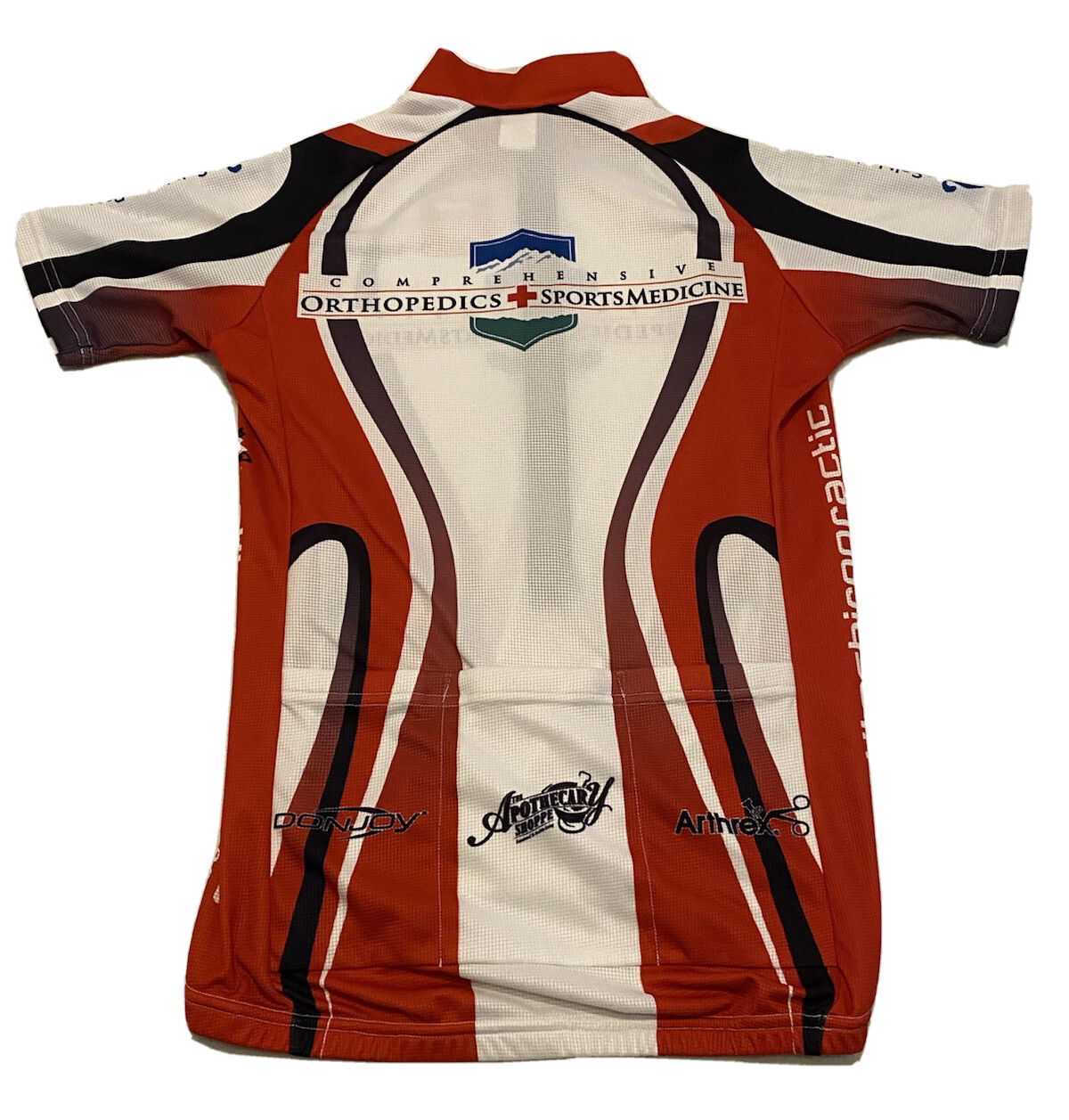 Squadra Cycling Jersey Red White Bicycle Shirt Sports Outdoor Racing Small