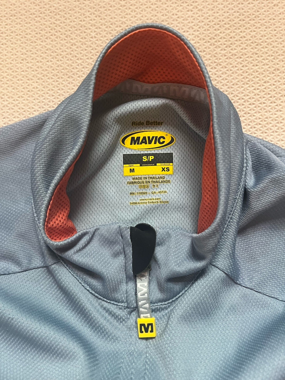 Mavic Womens Small Jersey Verano Cerulean Full Zip