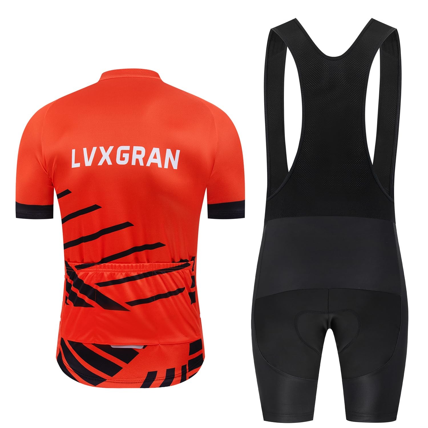 Men’s Cycling Jersey Sets Road Bike Jersey Bibs + Shorts with 20D Gel Pad MTB…