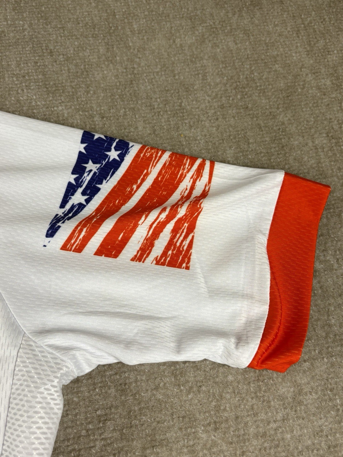 Weimostar Cycling Jersey Men XL 100% Polyester Patriotic Flag Eagle Golden Gate