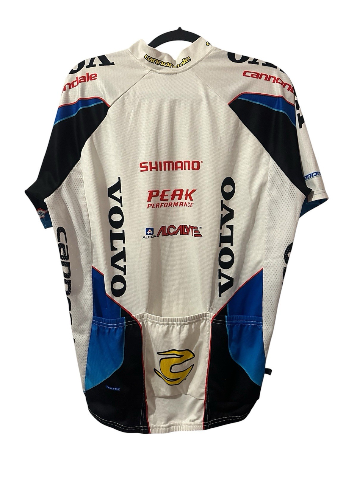 Vintage Cannondale Shimano Volvo Cycling Jersey Size Xl