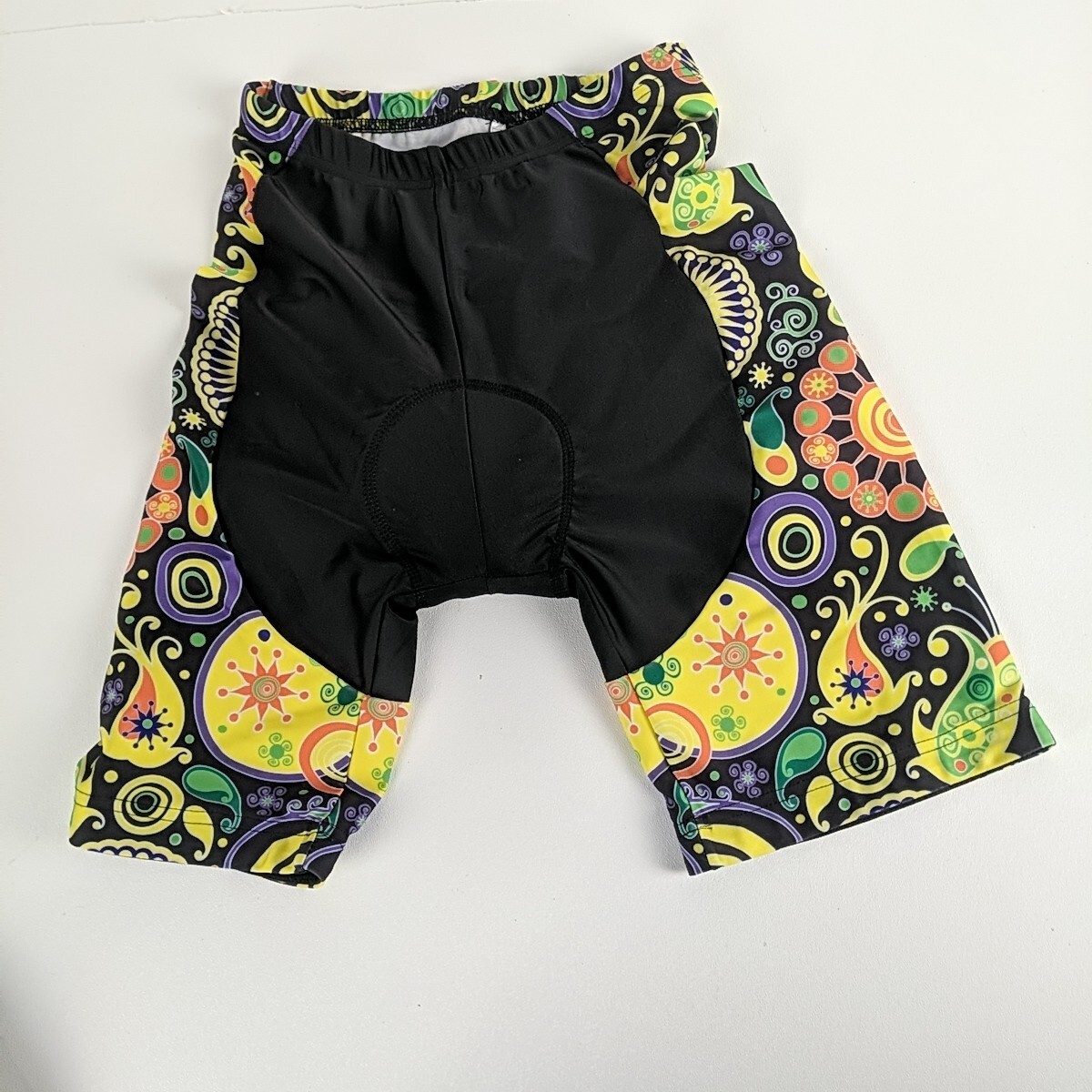 Malciklo Biking Cycling Shorts Jersey Set 2 piece Y2K Flower Power Hippie Groovy