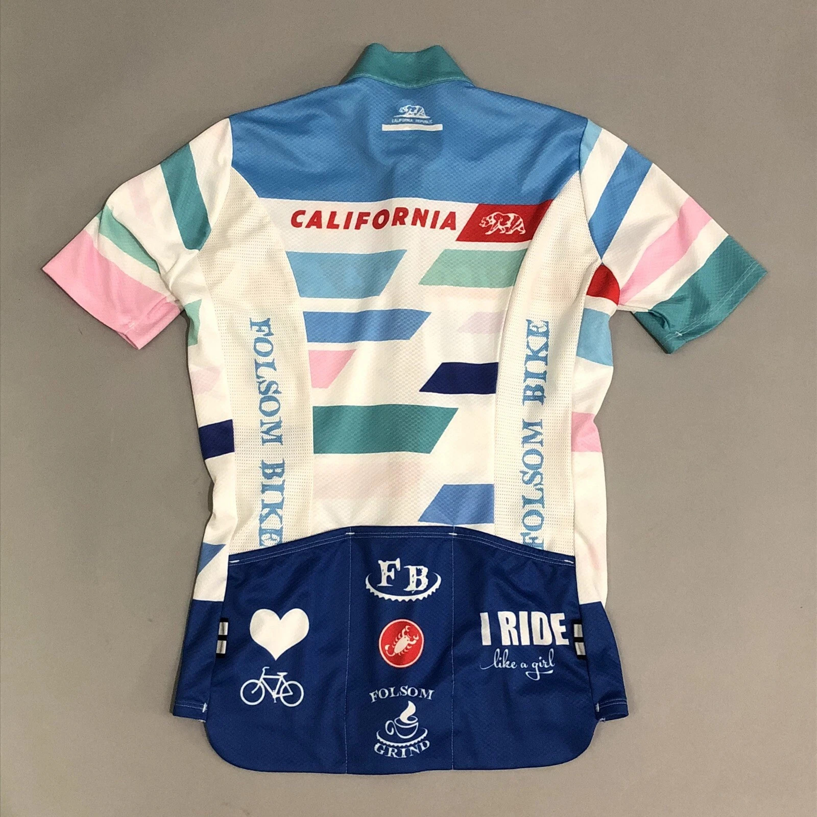 Hincapie Jakroo Castelli Cycling Jersey Women XS Zip Short Sleeve Lot of 3 Calif