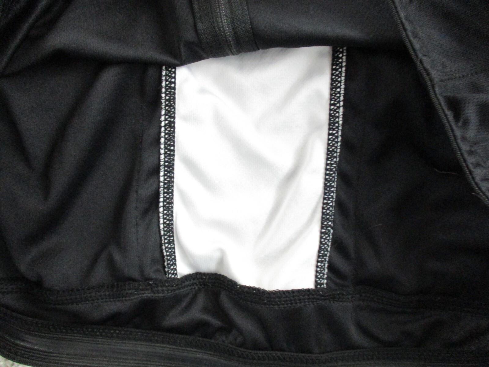 Netti Cycle Top/Jersey Large Short Sleeve Collared Full Zip Black Cycling MTB