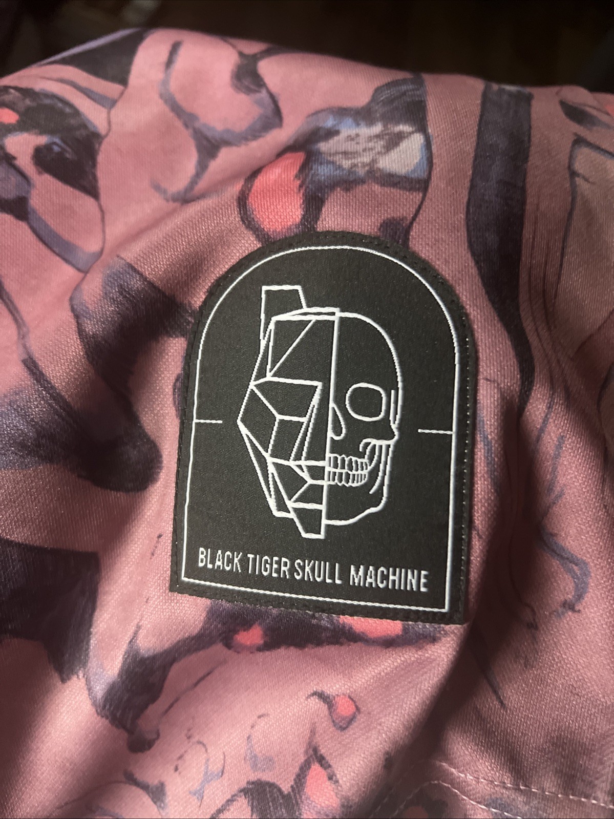 Black Tiger Skull Machine Jersey