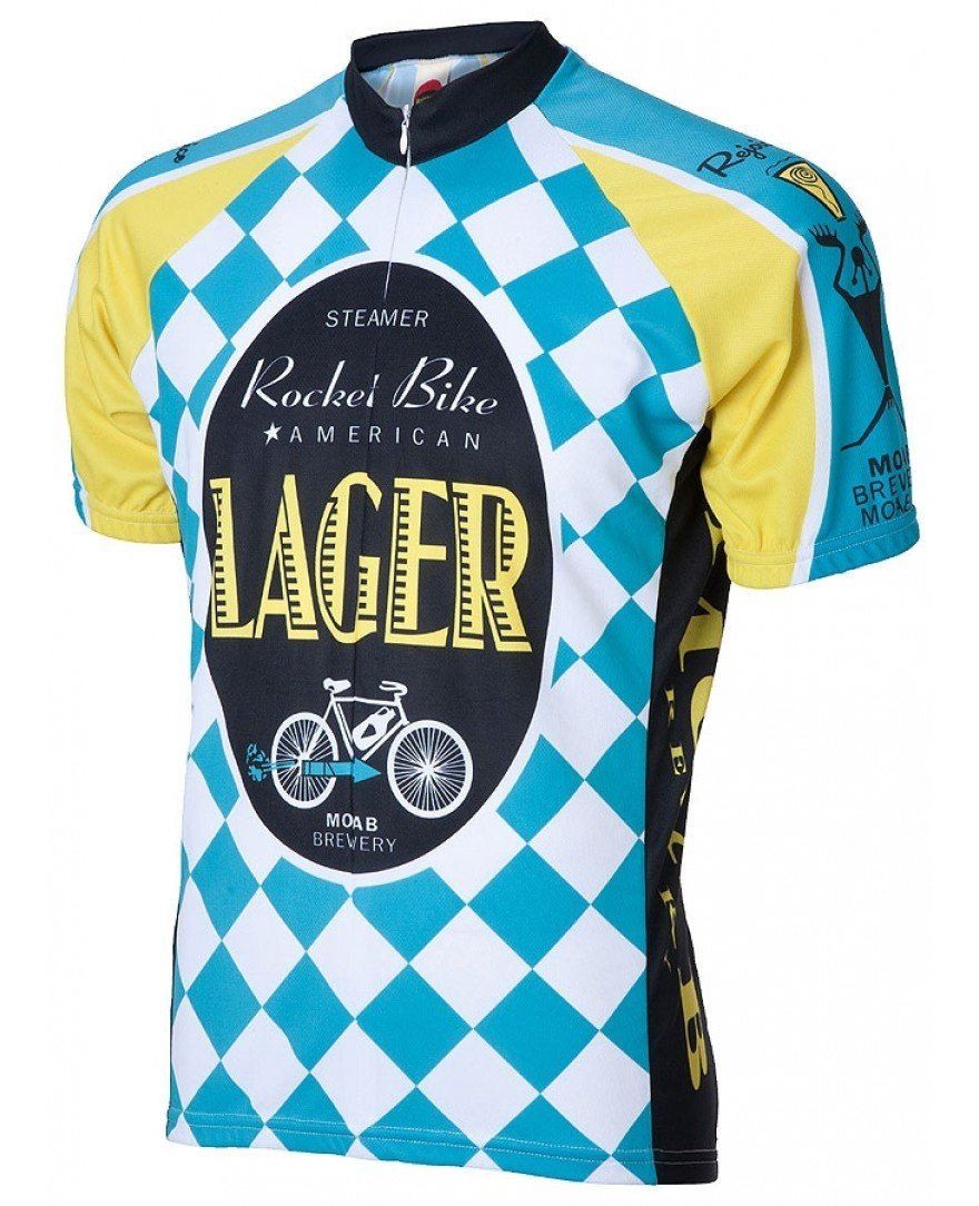 Moab Brewery Rocket Bike Lager Men’s Cycling Jersey (S, M, L, XL, 2XL, 3XL)