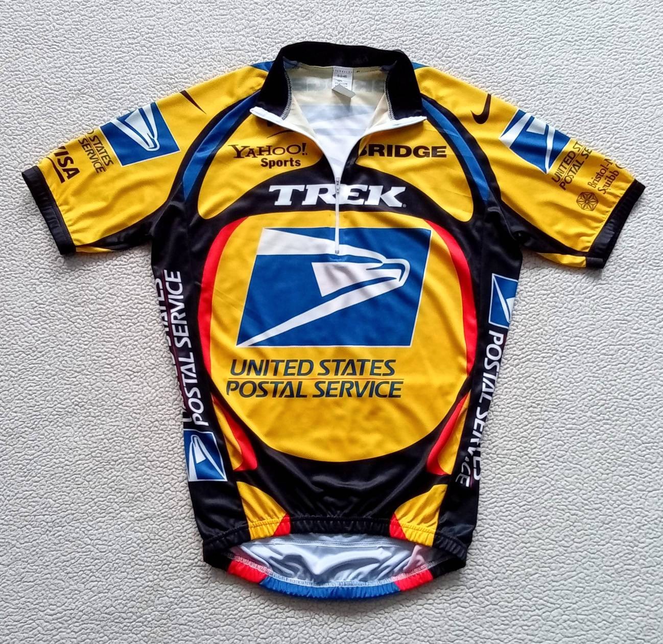 RARE LTD 2000 USPS TREK Yellow Ed. Nike Cycling Jersey Tour de France (fits M)