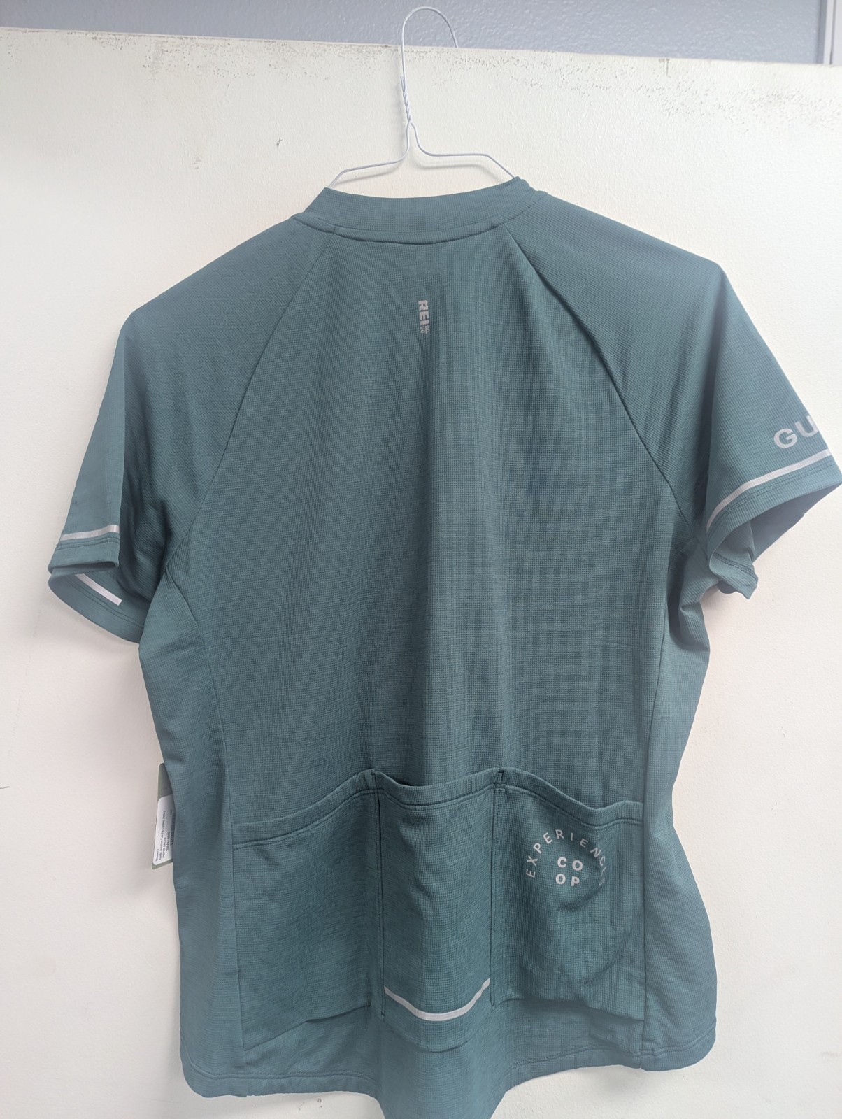 REI Co-op Guide Women’s NEW Full Zip Cycling Jersey Green XLarge
