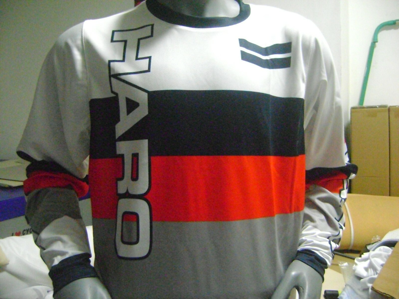 HARO OLD SCHOOL BIKE JERSEY CLASSIC BMX JERSEY RACE BIKE SHIRT BMX VINTAG L RGB