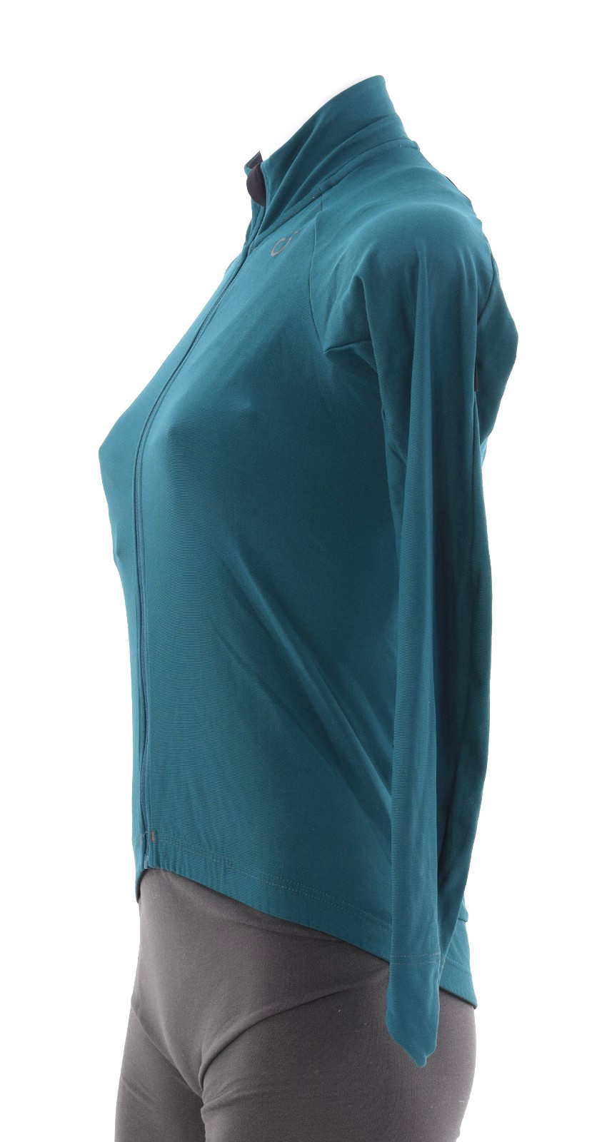 Velocio Signature Long Sleeve Cycling Jersey Women XS Turquoise Road Gravel MTB