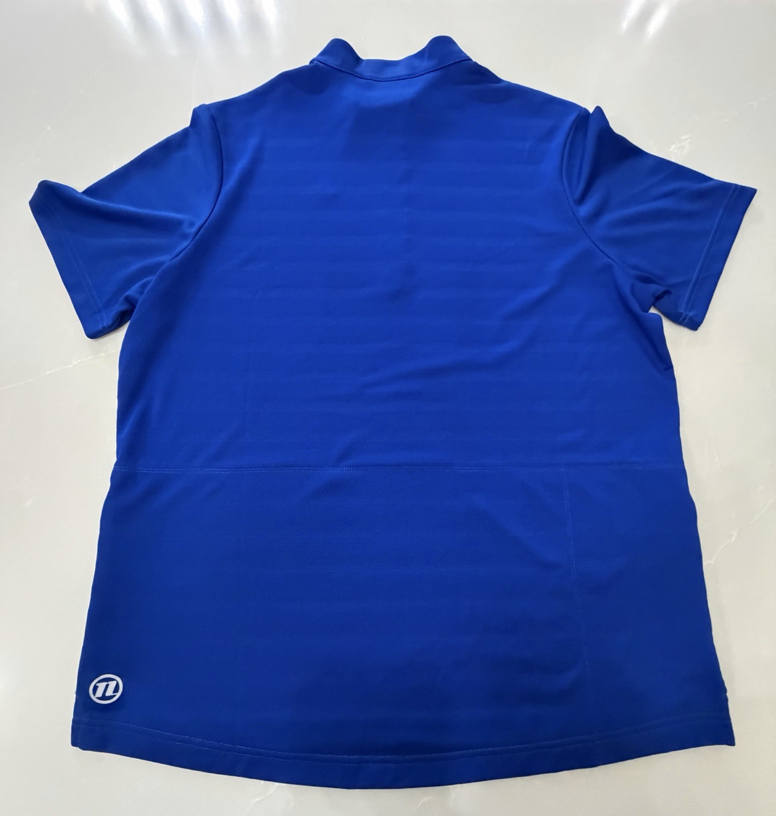 Novara Blue XL Cycling Jersey 100% Polyester Short Sleeve 1/4 Zip Quick Dry
