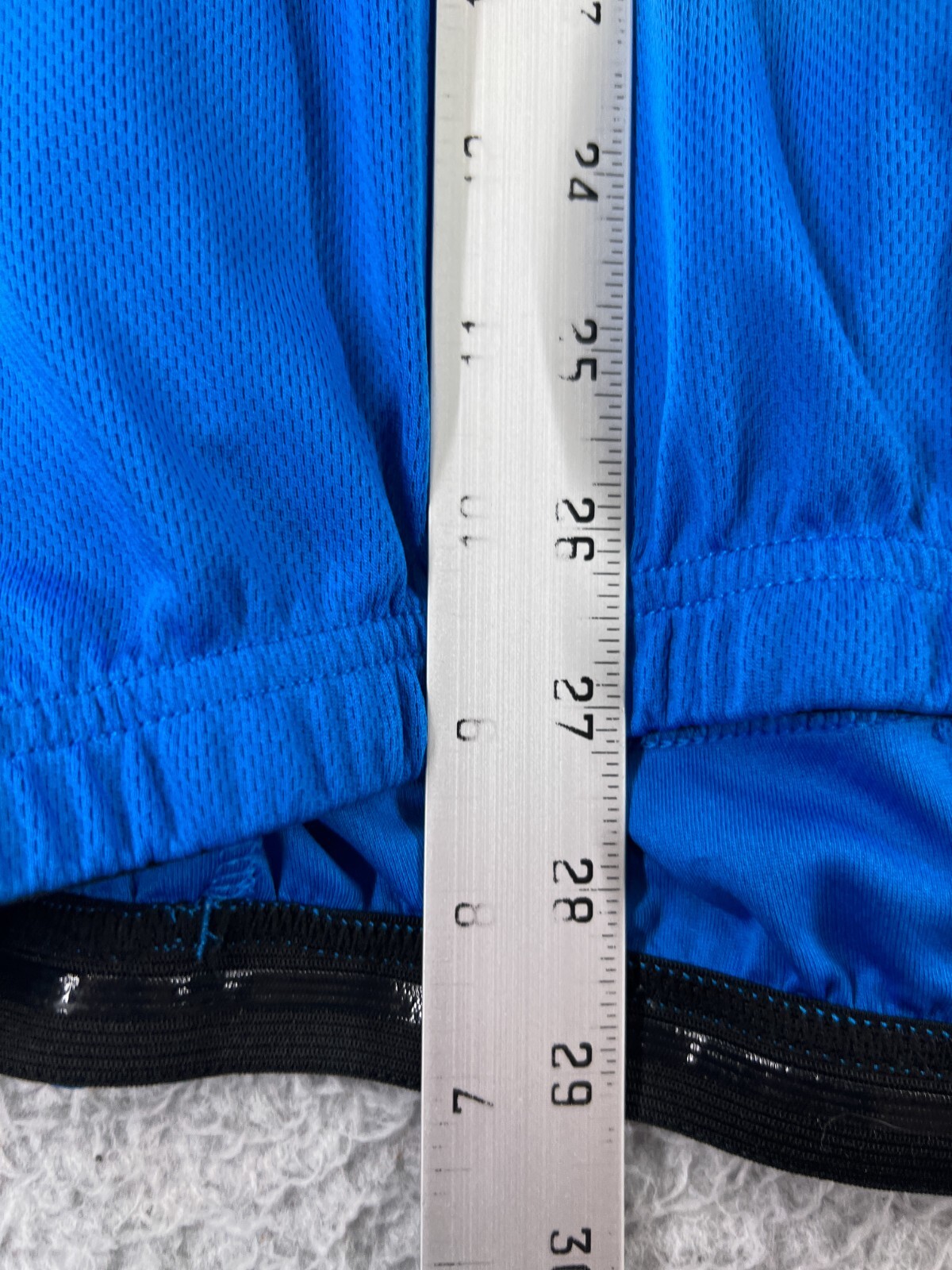 Spotti Shirt Mens Extra Large Blue 1/2 Zip Short Sleeve Polyester Pockets