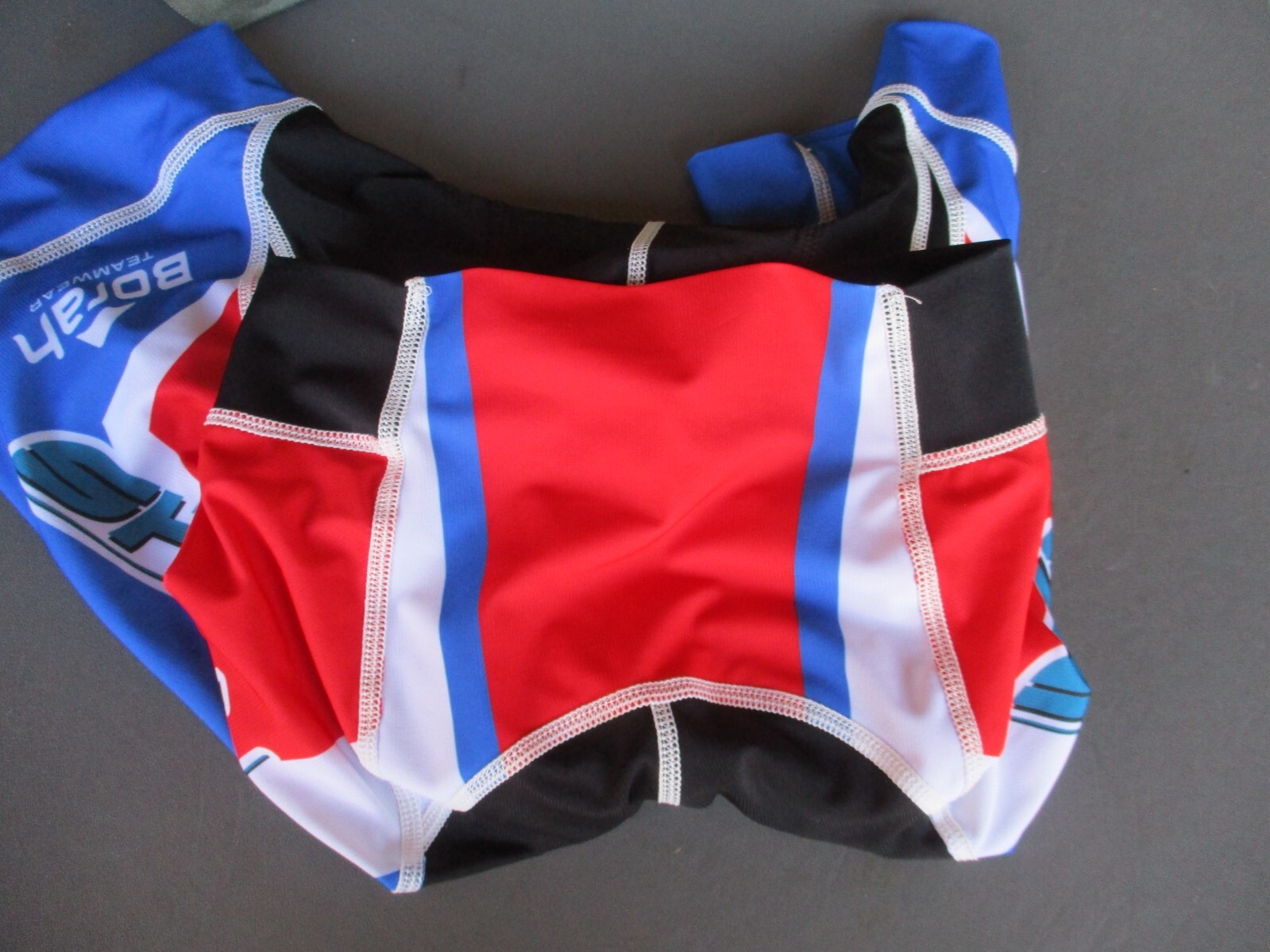 BORAH Cycling Padded Bib Shorts, Riding US made, small, Women’s? 20-28 waist