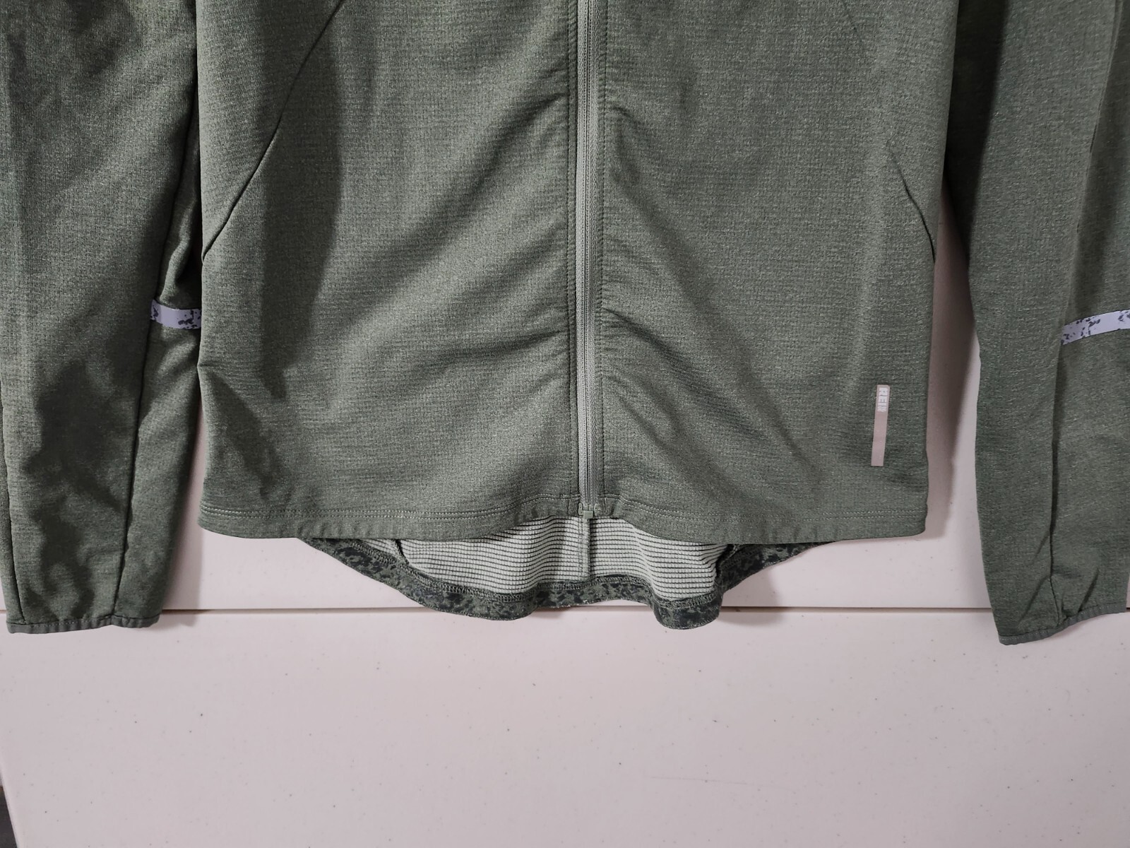 REI Coop Jacket Womens XS Green Junction Cycling Jersey Zip High Neck Stretch