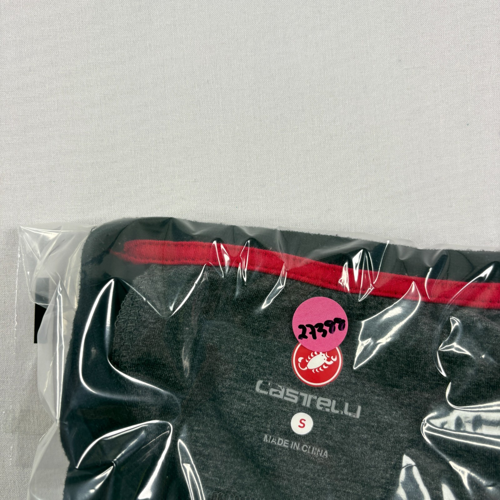 Castelli Cycling Shirt Mens Small Black Graphic Crew Neck Stretch Casual