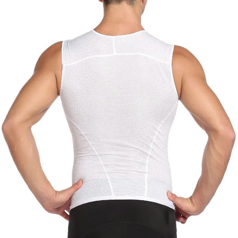 YKYWBIKE Men Cycling Base Layer Vest Summer Ride Jersey MTB Bike Bicycle Mesh