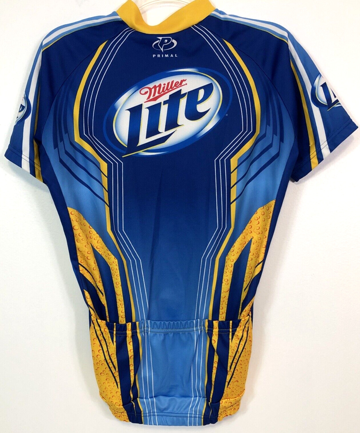 Primal Miller Lite Cycling Bike Jersey 3/4 Zip Short Sleeve Men’s Small Novelty