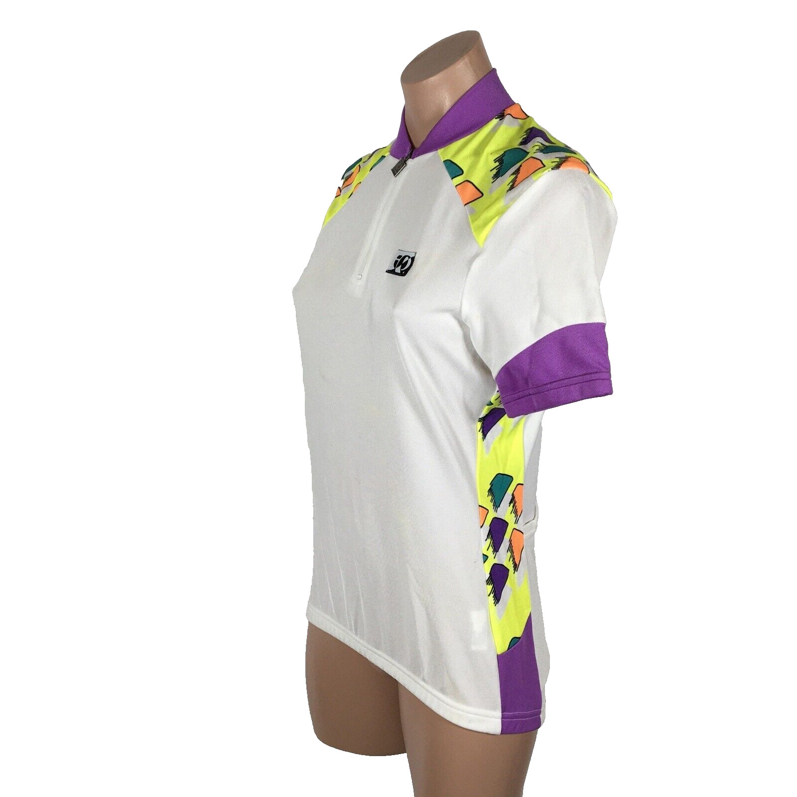 Vintage Pearl Izumi Womens NEON ANLEN Cycling Jersey Made in Japan 10