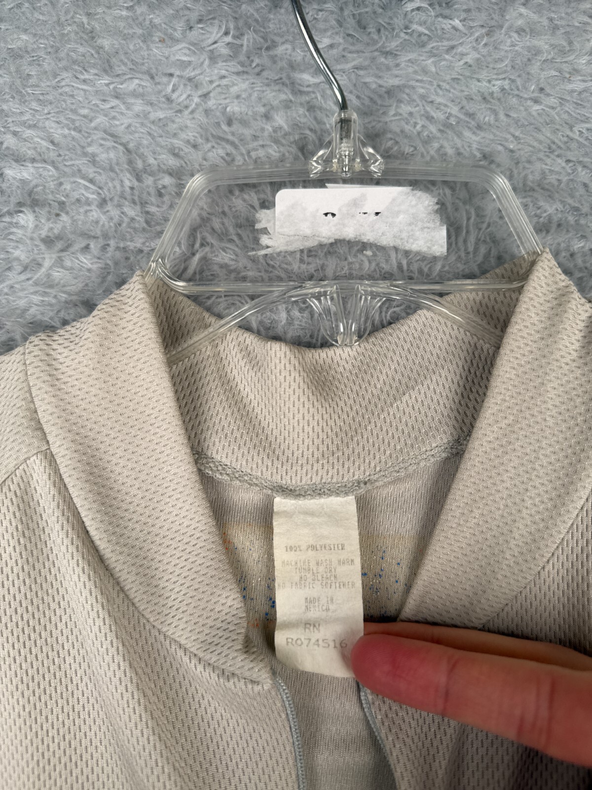 VINTAGE Performance Cycling Jersey Adult Large Beige Black 1/2 Zip Short Sleeve