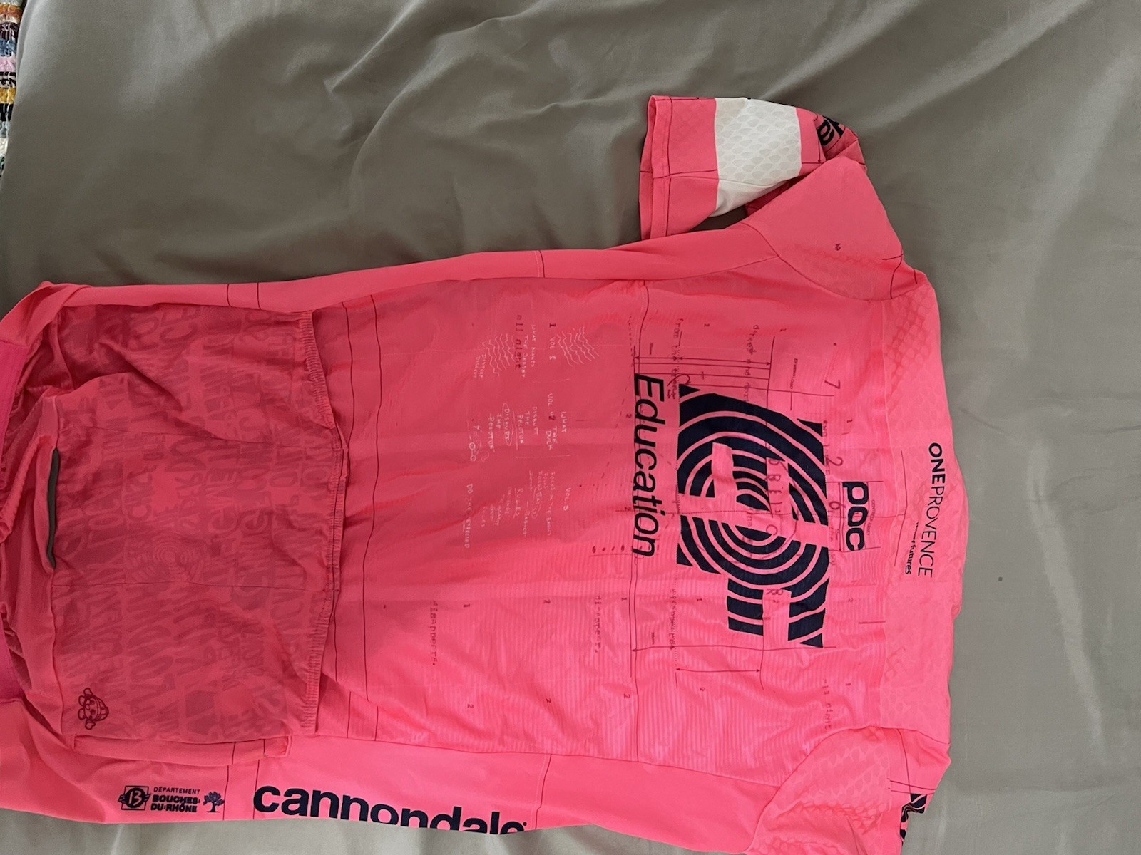 EF CYCLING Jersey medium Short Sleeve Full Zip