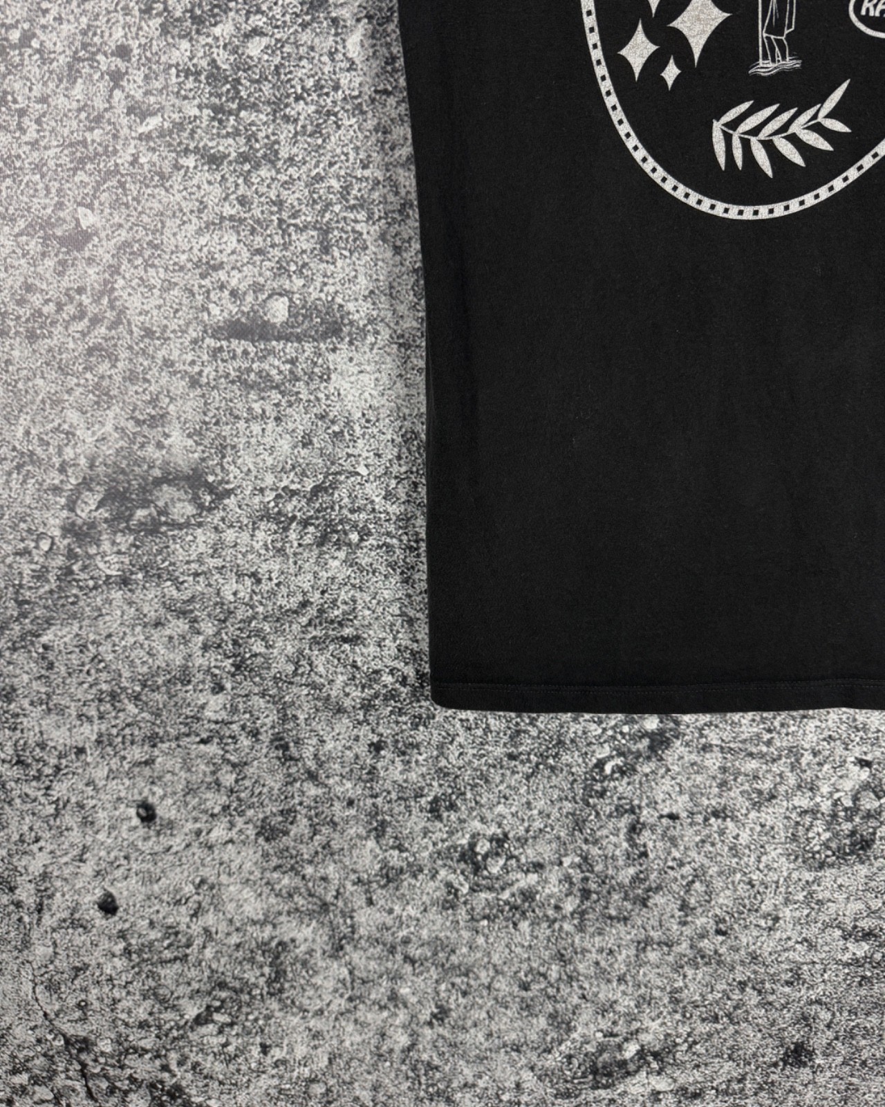 Men’s Rapha Cycling Short Sleeve T-Shirt Feel What’s Real Big Print Size S