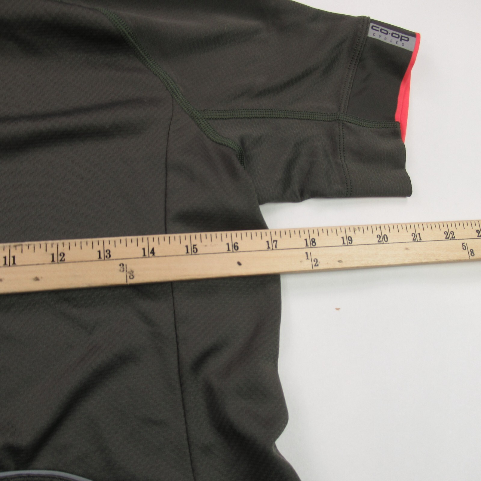 REI Jersey Womens Large Short Sleeve Full Zip Leisure Biking Casual Pockets